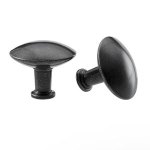 IKEA HEDRA Drawer Knob Anthracite 1-1/4'' for HEMNES Cabinet 500.461.52